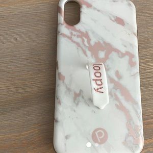 Loopy Case iPhone X Metallic Rose Gold